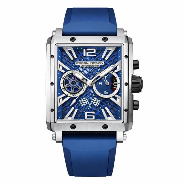 Мужские часы Pagani Design PD-1725 Silver-Blue фото 1